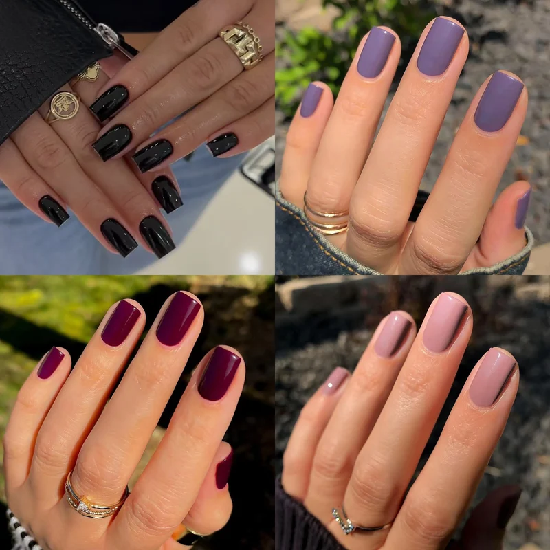 Elegante Nagelkunst mit Glanzfinish Karnz