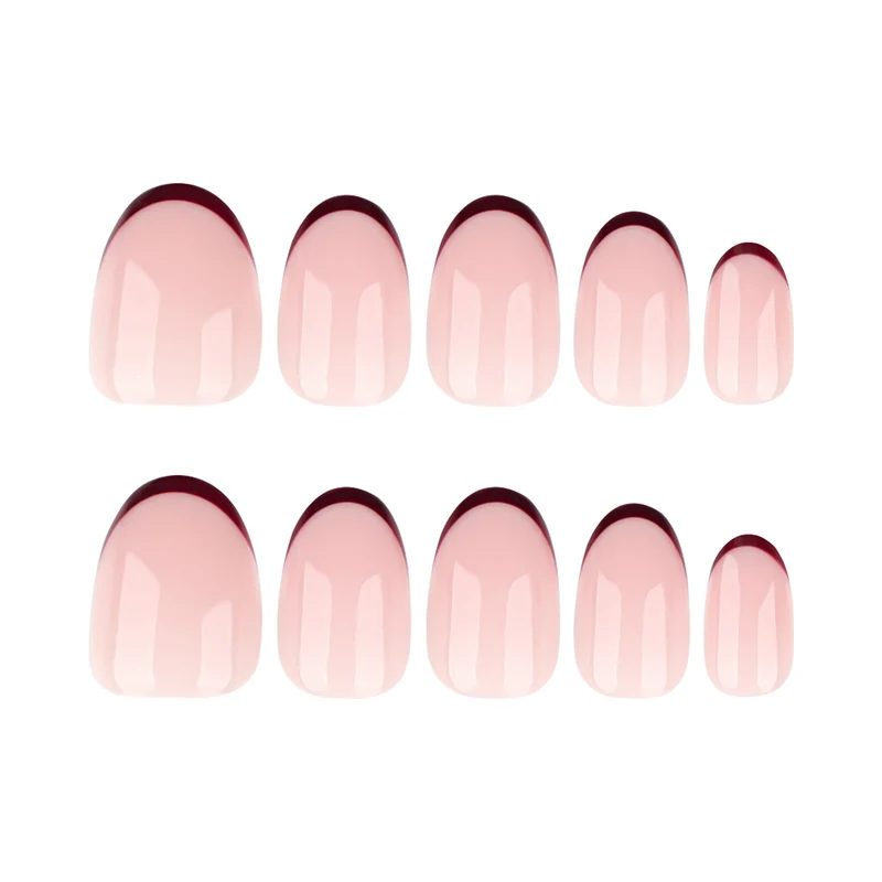 Elegante Nagelkunst mit Farbverlauf und Glossy-Finish Karnz