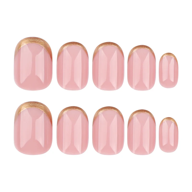 Elegante Nagelkunst im modernen French-Tip Stil Karnz