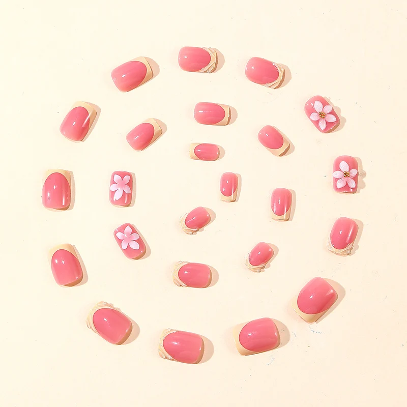 Dekorative Florale 3D Nagelkunst Erweiterungen Karnz