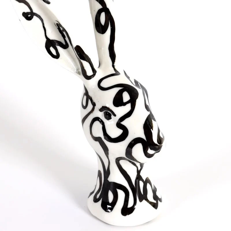 Abstrakte Kaninchen Skulptur