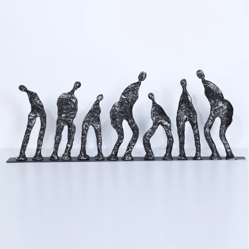 Abstrakte Figürliche Metall Kunst Skulptur