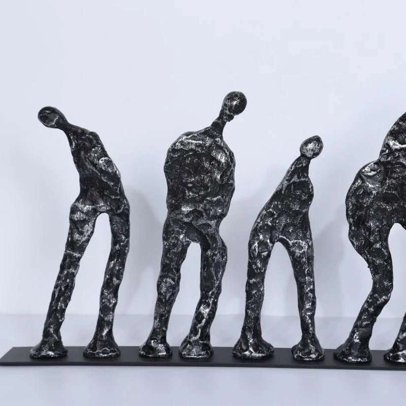 Abstrakte Figürliche Metall Kunst Skulptur