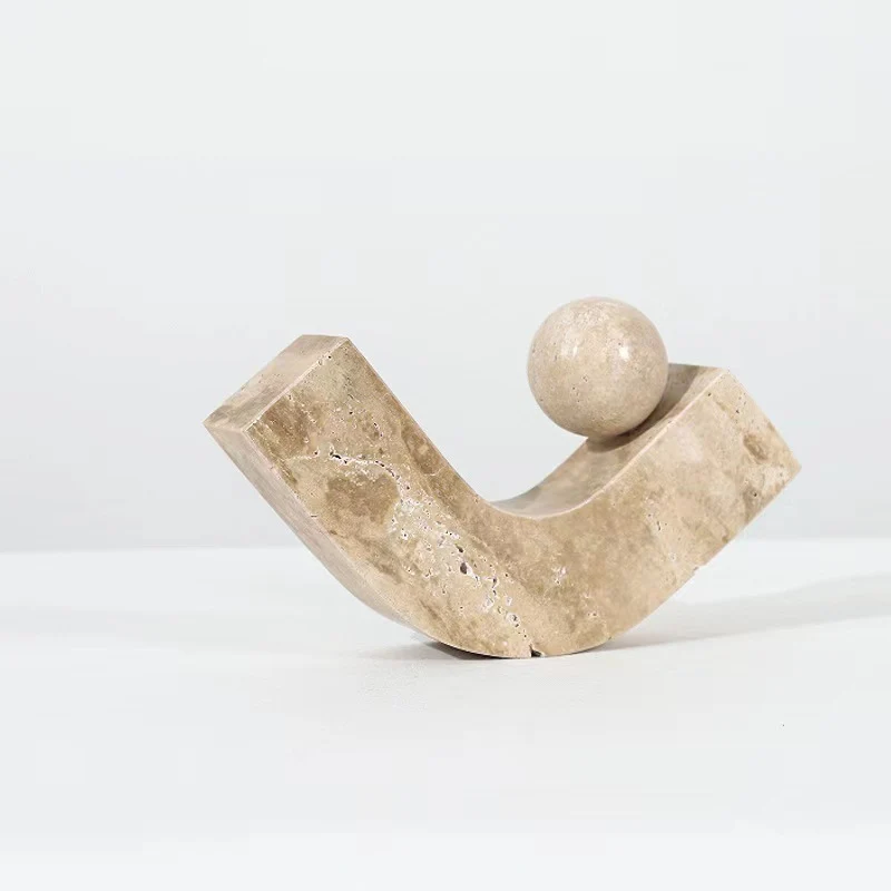 Abstrakte Beton Regenbogen Skulptur