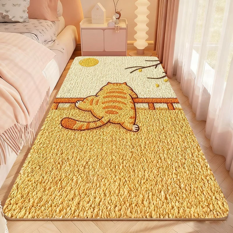 Verspielt Katzen-Themen Plüsch-Teppich