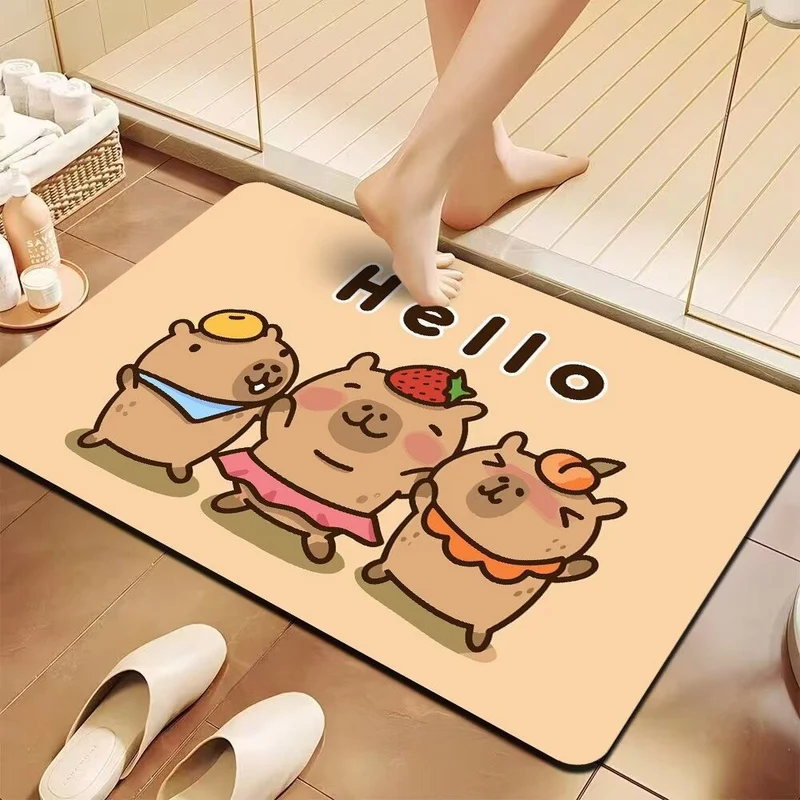 Verspielt Cartoon Design Badmatte
