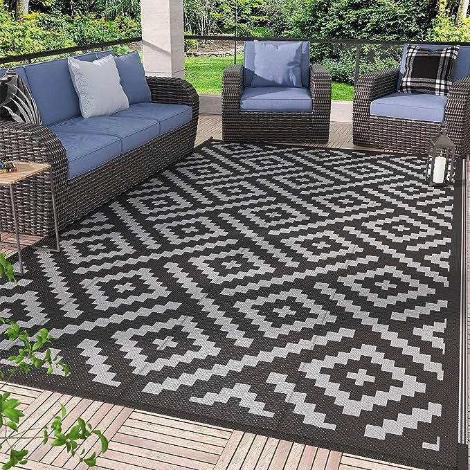 Geometrisch gemusterte Outdoor-Bereichsmatte