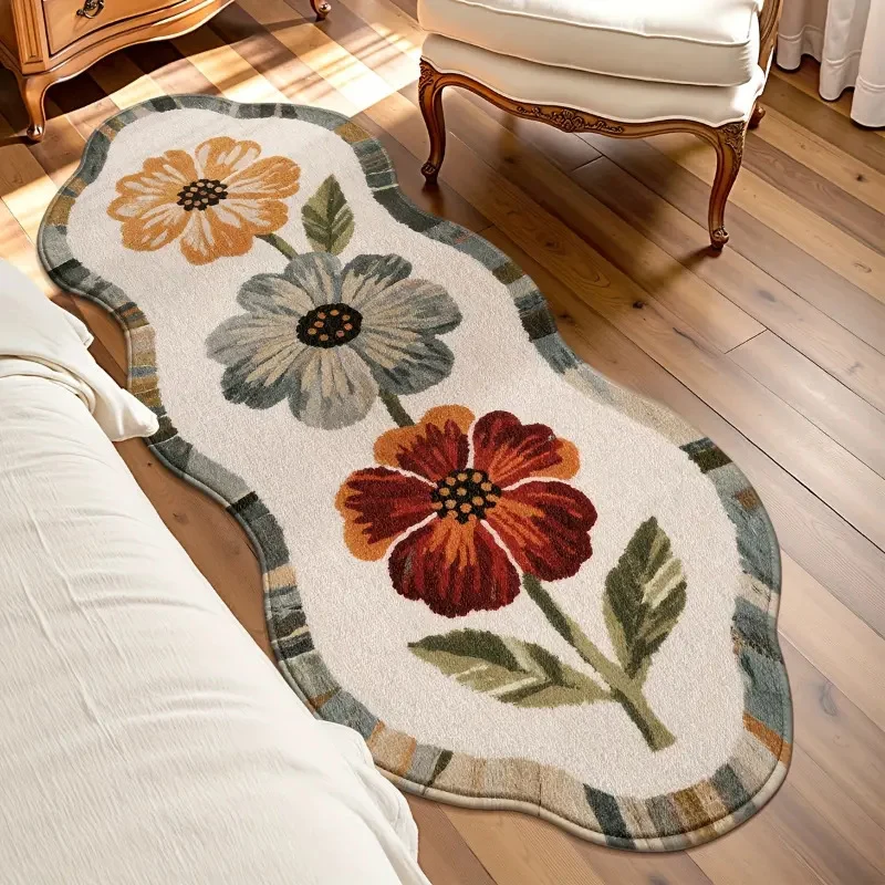Blumenmuster Memory Foam Teppich