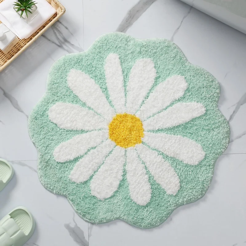 Florale Form Badmatte