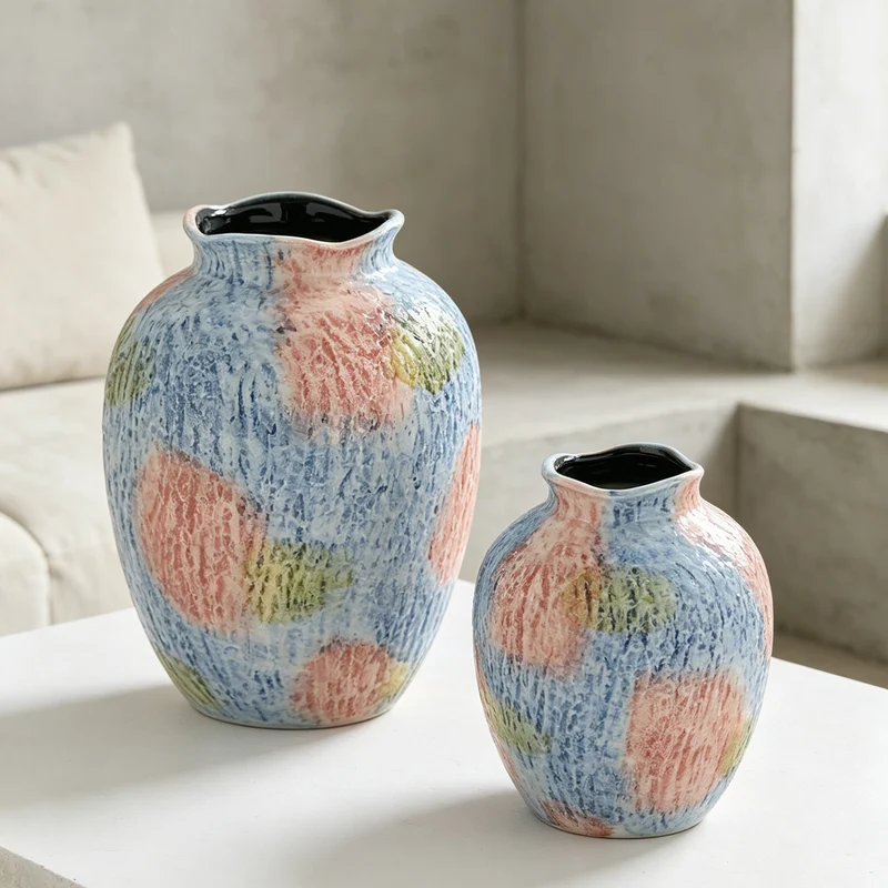 Dekorative Keramikvase Karnz
