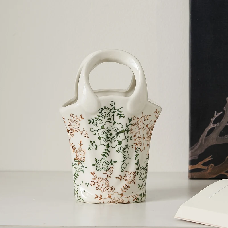 Blumenkorb mit zwei Griffen Karnz