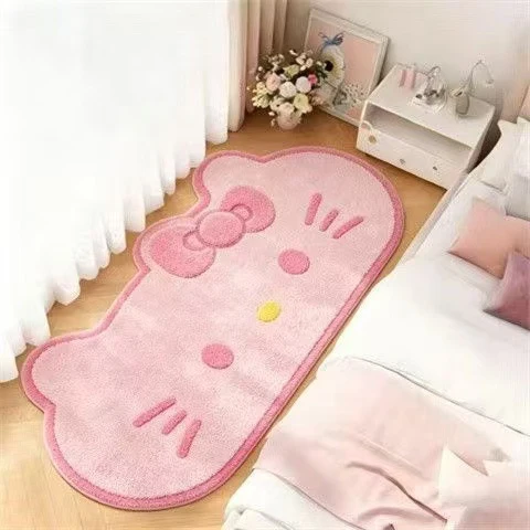 Niedliche katzenförmige Teppich