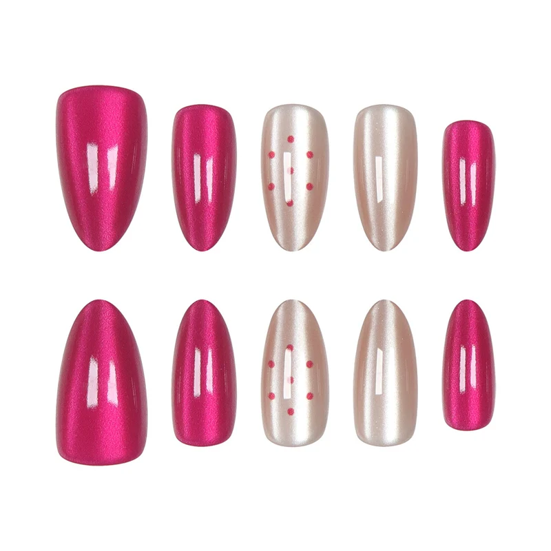 Stilvolles Stiletto Press-On Nail Set Karnz