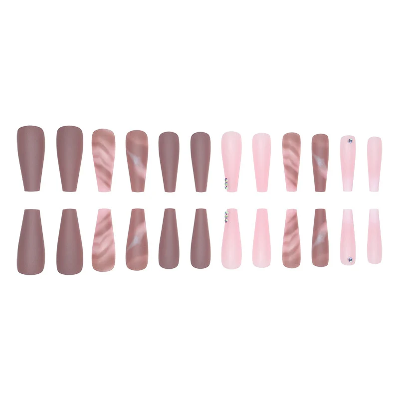 Stylische Lange Acryl-Nagelspitzen Karnz