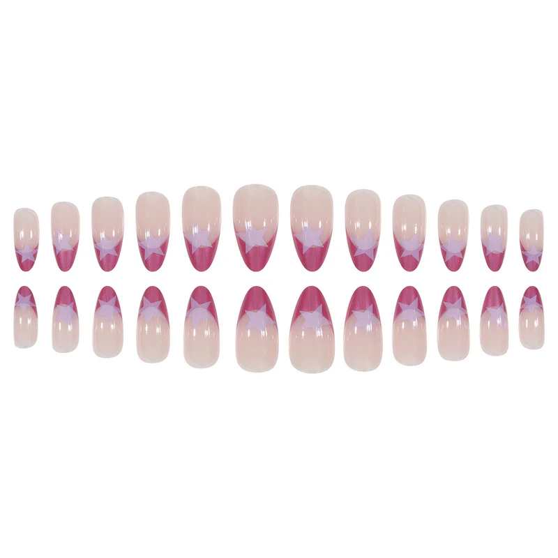 Star-Detail Stiletto Press-On Nails Karnz