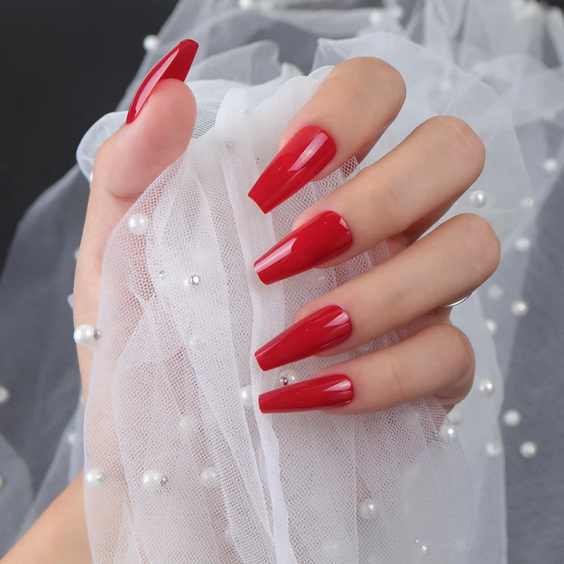 Premium Stiletto Form Press-On Nägel Karnz