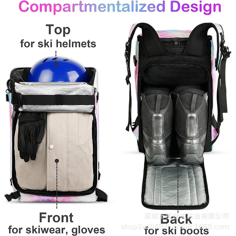 Stylischer Aquarellmuster-Rucksack Karnz
