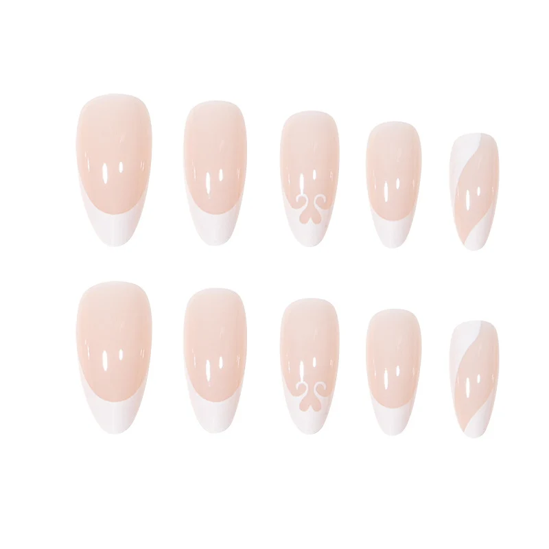 Premium Lange Stiletto Press-On Nägel mit elegantem Design Karnz