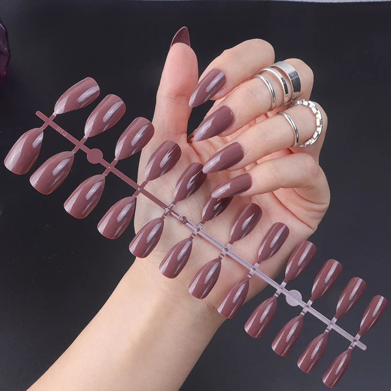 Premium Glossy Press-On Nail Tips Karnz