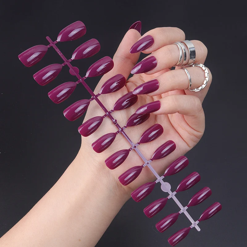 Premium Glossy Press-On Nail Tips Karnz