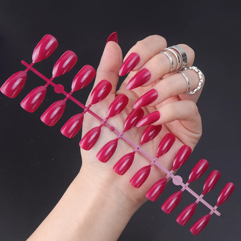 Premium Glossy Press-On Nail Tips Karnz