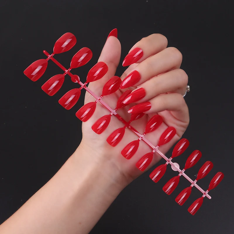 Premium Glossy Press-On Nail Tips Karnz