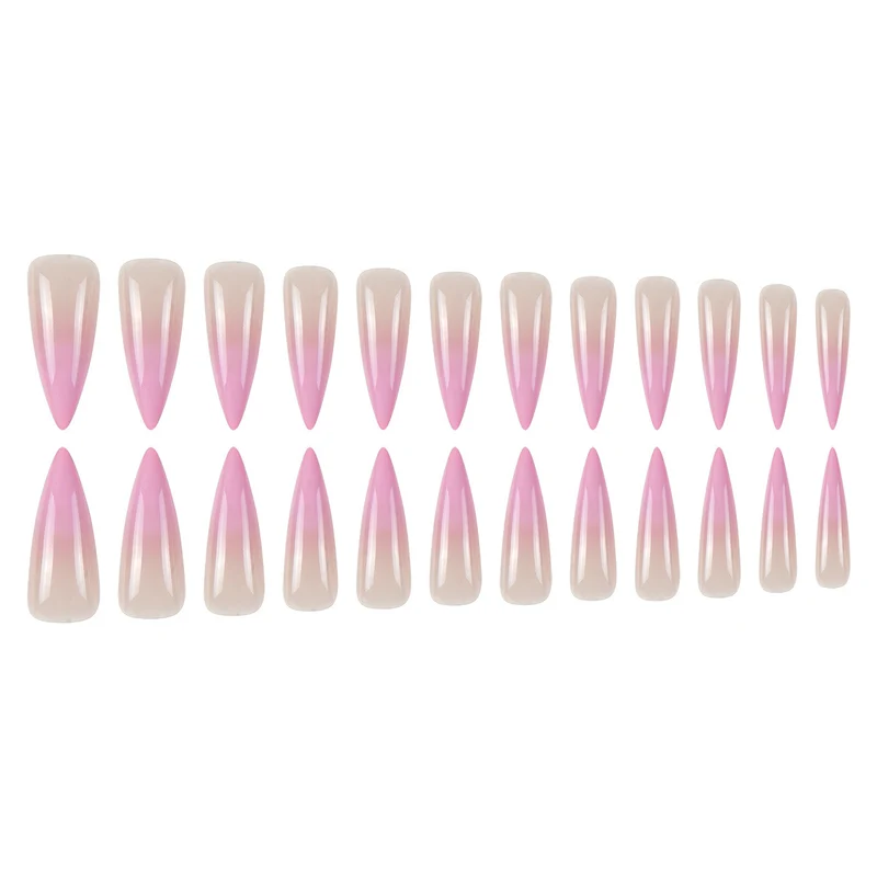 Ombre Stiletto Press-On Nägel Karnz