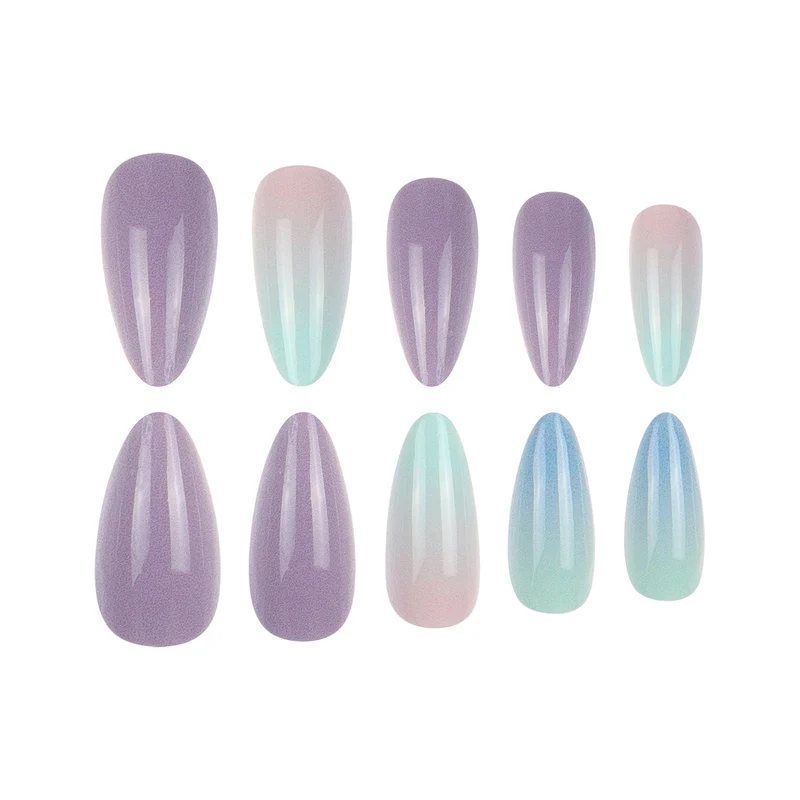 Ombre Gradient Ballerina Press-On Nägel Karnz