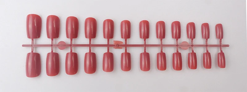 Natürliche glänzende Press-On-Nagelspitzen Karnz