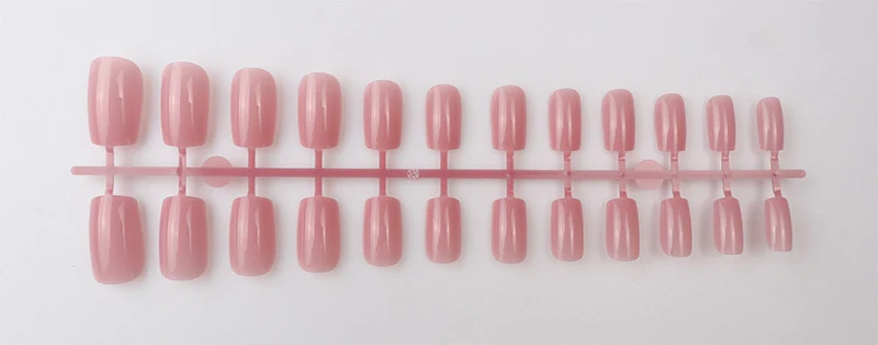 Natürliche glänzende Press-On-Nagelspitzen Karnz