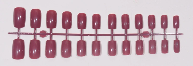 Natürliche glänzende Press-On-Nagelspitzen Karnz