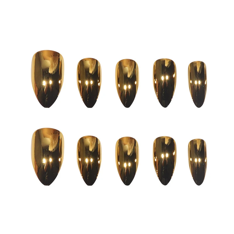 Metallic Stiletto-Nagelverzierung Karnz