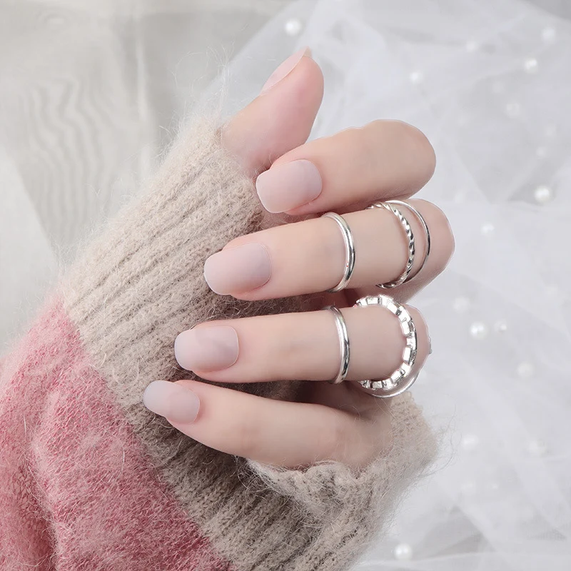 Matte Press-On Nagelset Karnz