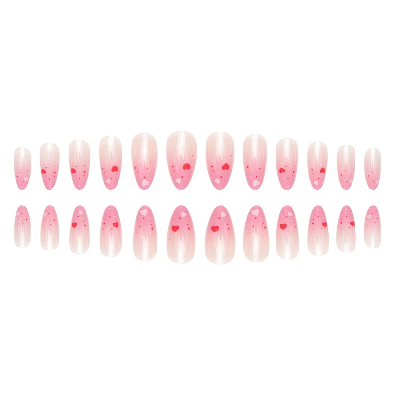 Herz-Design Press-On Nagelkunst Set Karnz