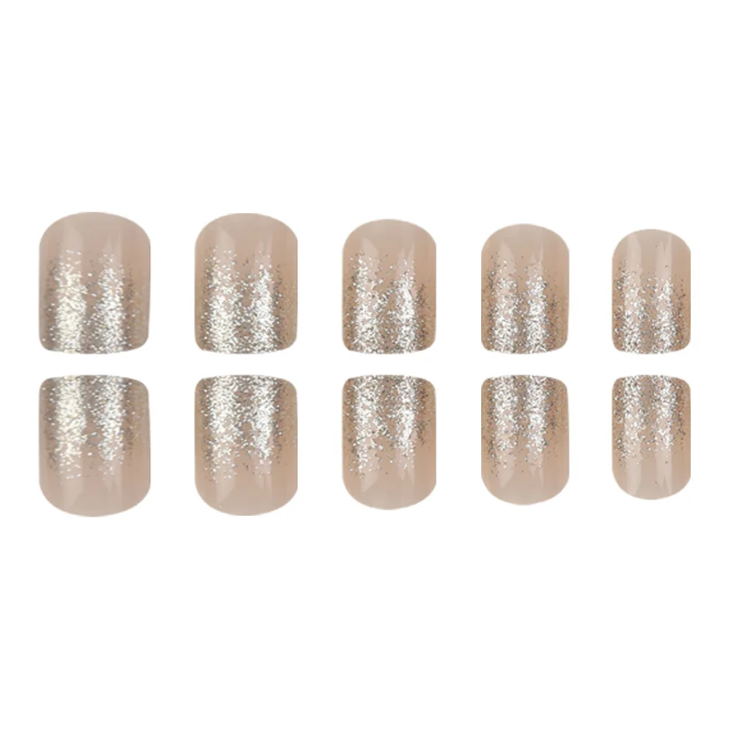 Glitter Ombre Drucknägel Karnz