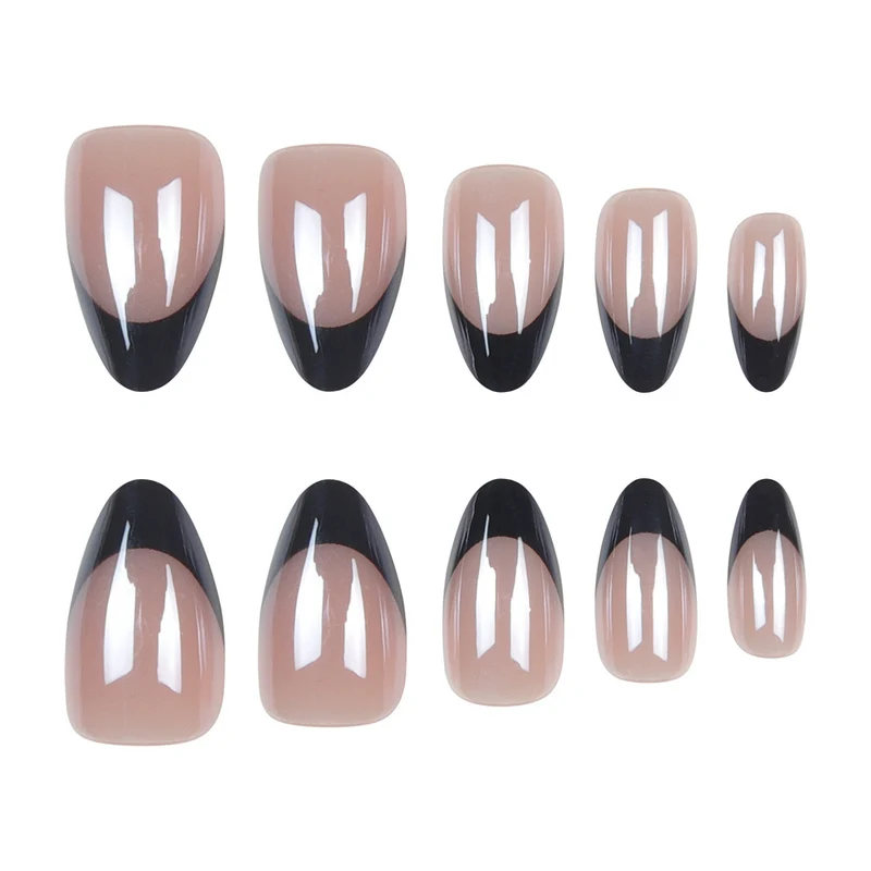 Glamouröse Stiletto Press-On Nägel mit Ombre-Finish Karnz