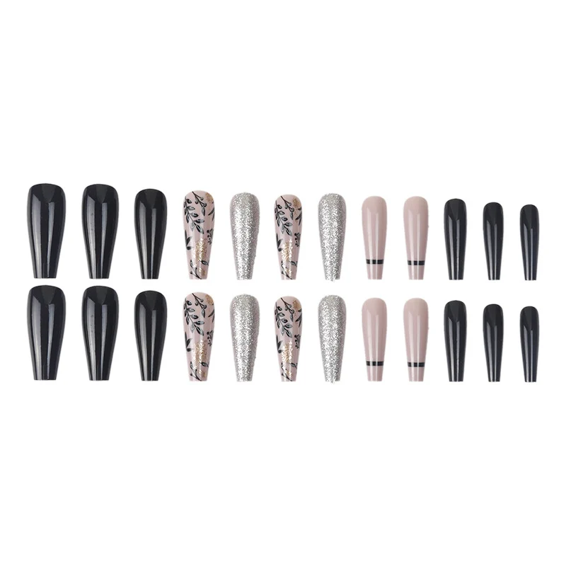 Glamouröse Stiletto Press-On Nägel Set Karnz