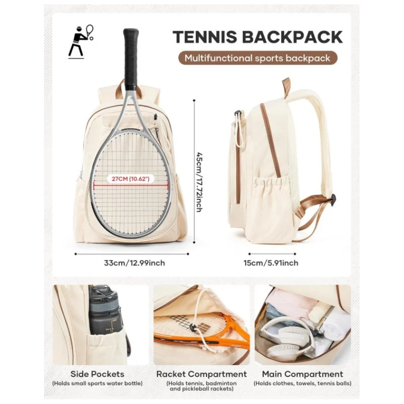 Tennis-Schläger Tragetasche Rucksack Karnz
