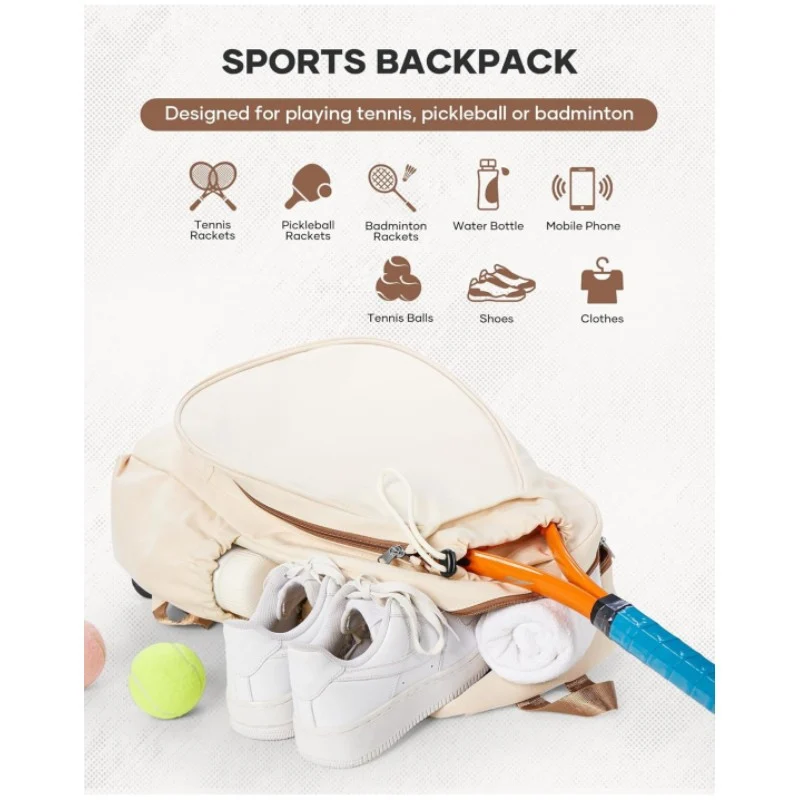 Tennis-Schläger Tragetasche Rucksack Karnz