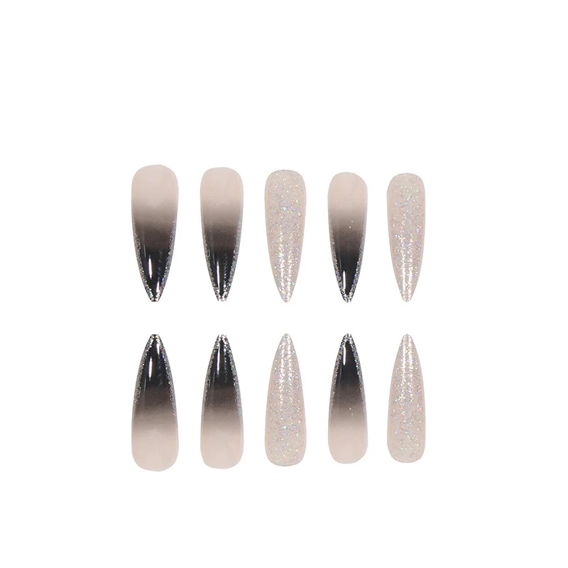 Glamouröse Stiletto Press-On Nail Set Karnz
