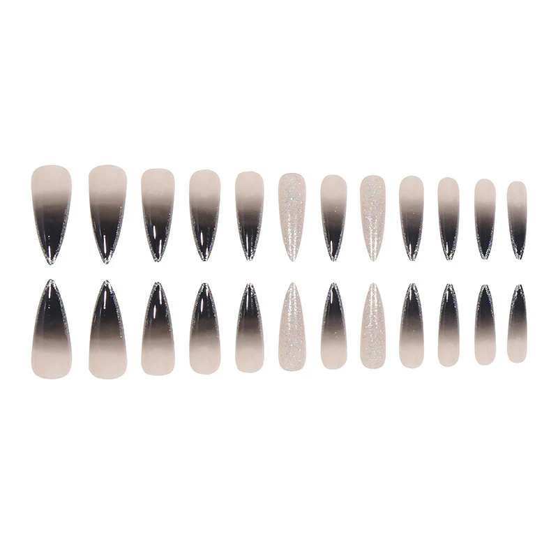 Glamouröse Stiletto Press-On Nail Set Karnz