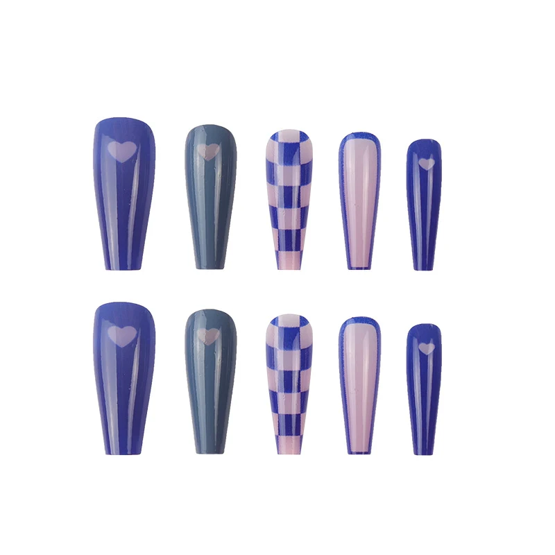 Glamouröse Lange Acryl-Nagelerweiterungen Karnz
