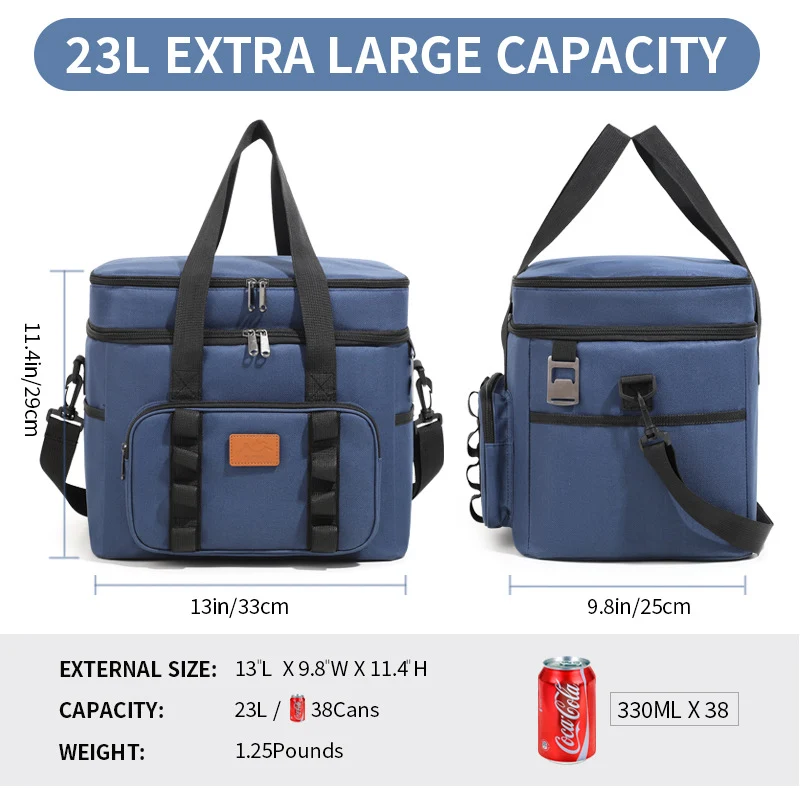 Große isolierte Lebensmittelliefertasche