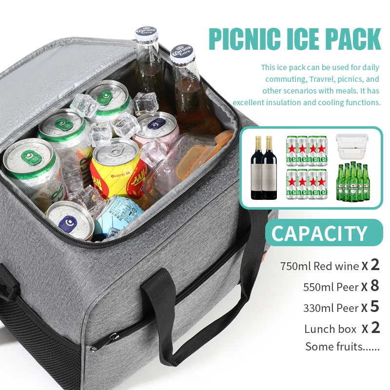 Isolierte Lunch-Tasche