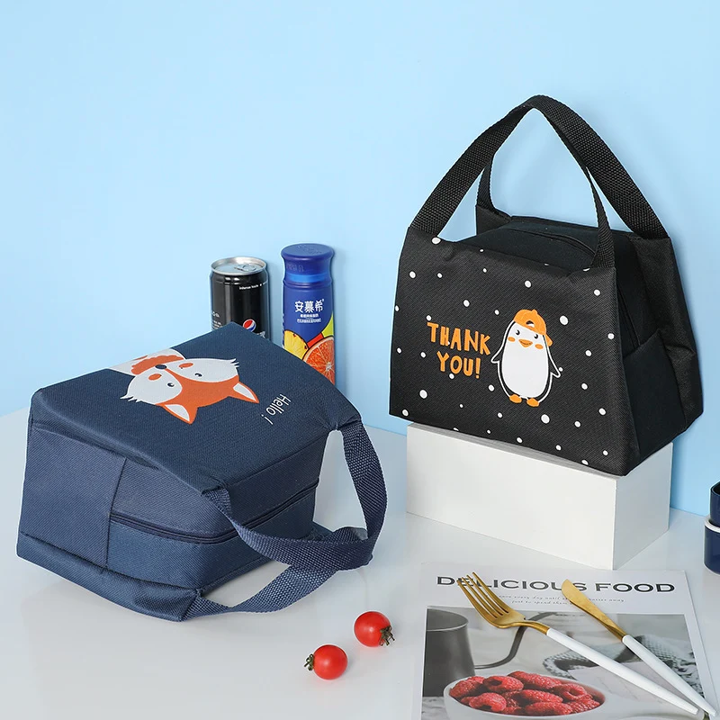 Isolierte Fuchs-Themen-Lunch-Tasche