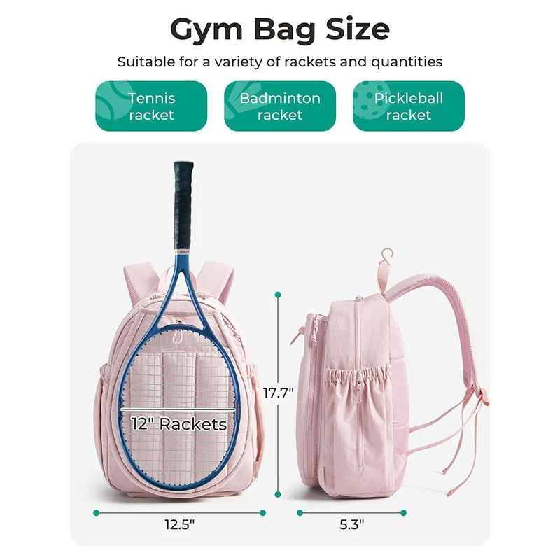 Tennis Schläger und Schuh Rucksack Karnz