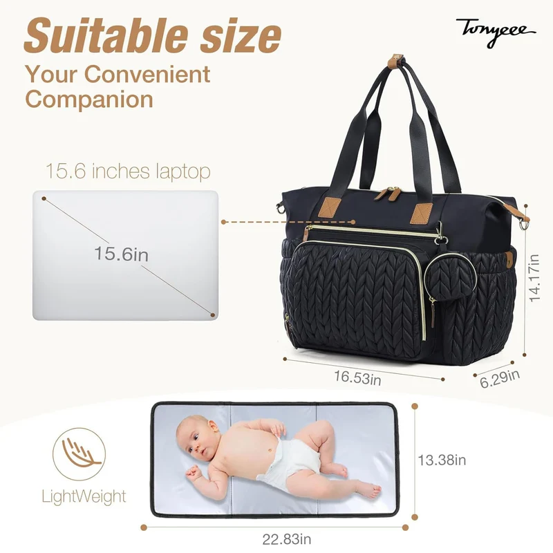 Multifunktionale Wickeltasche Tote Karnz