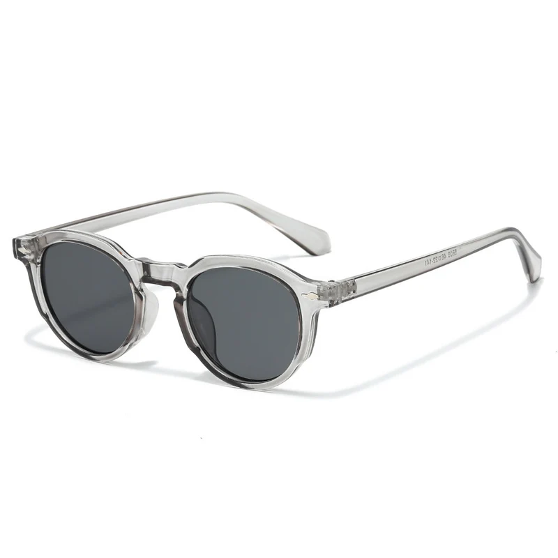 Stylische Retro-Ovalrahmen-Sonnenbrille Karnz