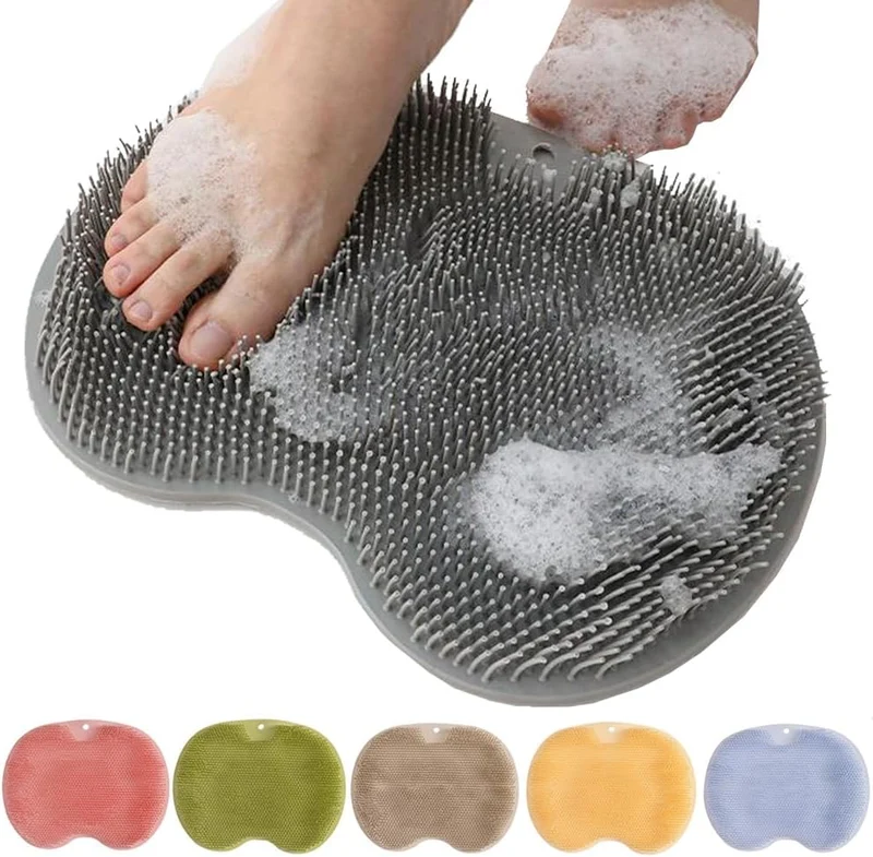 CleanFootFlex Hände-frei Silikon Fuß Reinigungsmatte Karnz