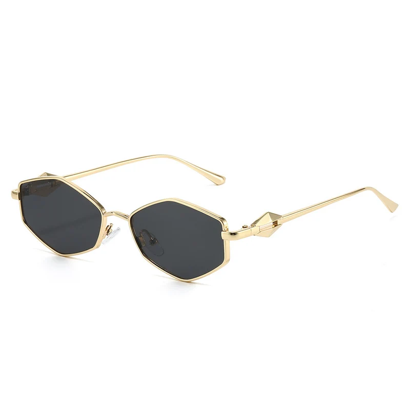 Chic geometrische Rahmen Sonnenbrillen Karnz